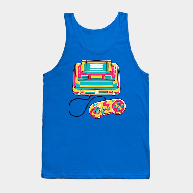 Game Classic Console Tank Top by MEDZ